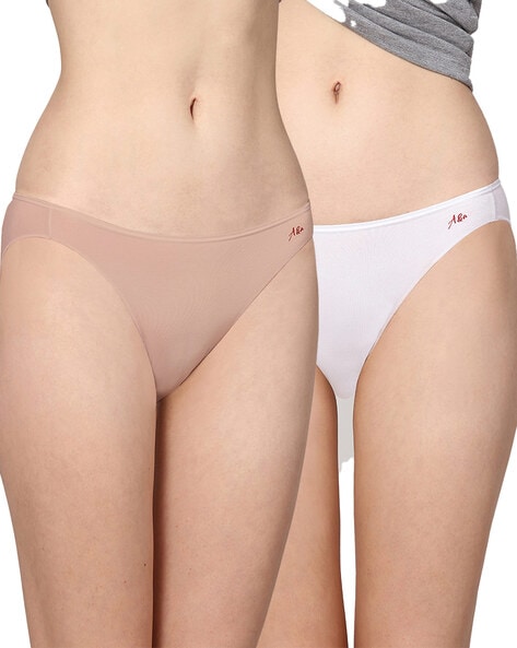 Buy White & Beige Panties for Women by Ashleyandalvis Online