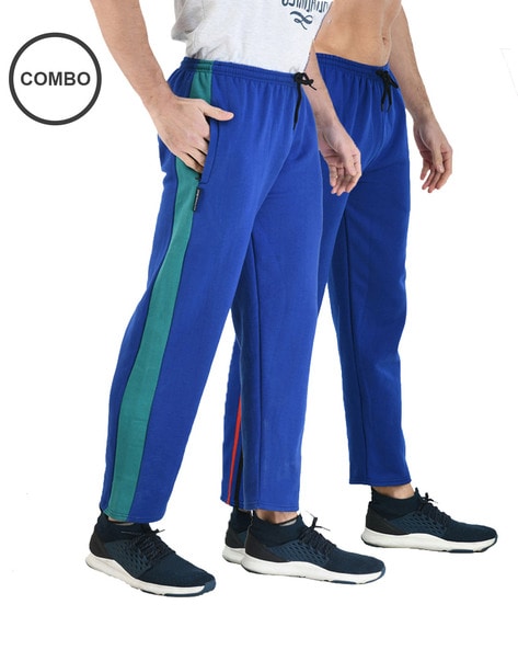 Buy Navy Blue Track Pants for Men by ZEFFIT Online | Ajio.com