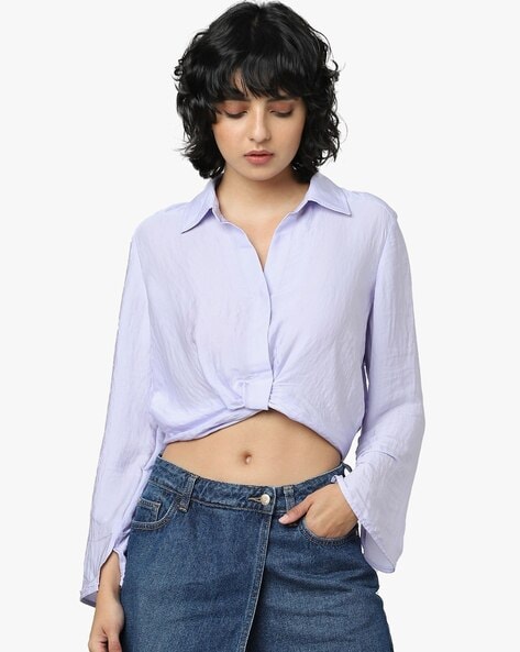 Purple Jeans Tops - Buy Purple Jeans Tops online in India
