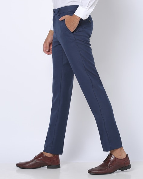 Buy Blue Trousers & Pants for Men by JOHN PLAYERS Online