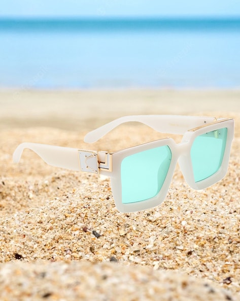 Vintage Oakley Razor Blades Sunglasses Sea Foam Green & White Frames Shield  Lens | eBay