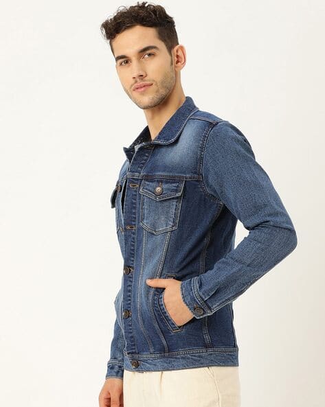 Buy Blue Jackets & Coats for Men by Strop Online | Ajio.com