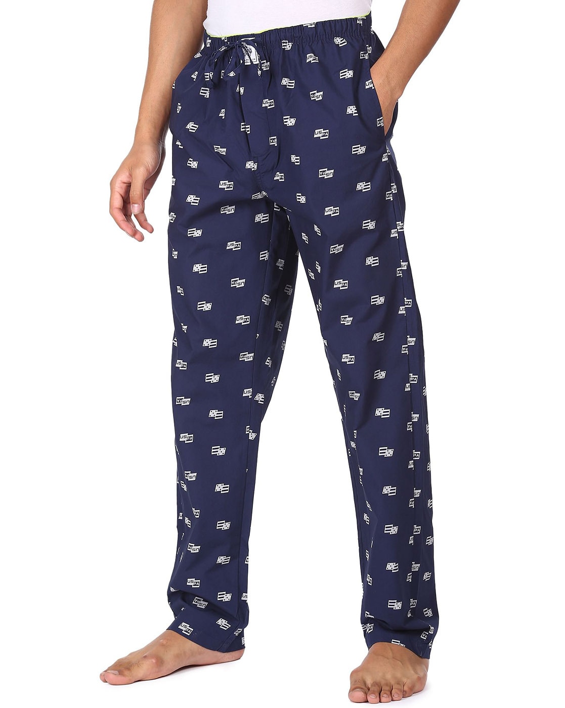 Buy Navy Blue Pyjamas for Men by U.S. Polo Assn. Online Ajio