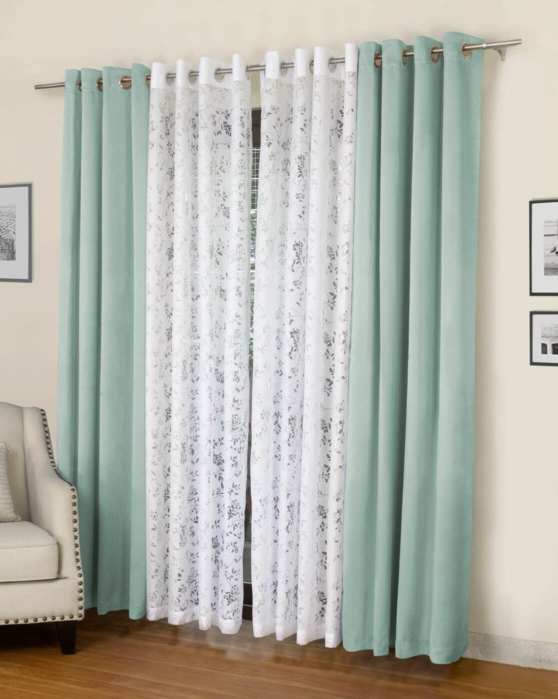 Mint Green Living Room Curtains Baci Living Room