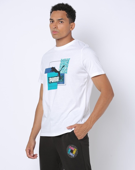 Buy White Tshirts for Men by Puma Online Ajio