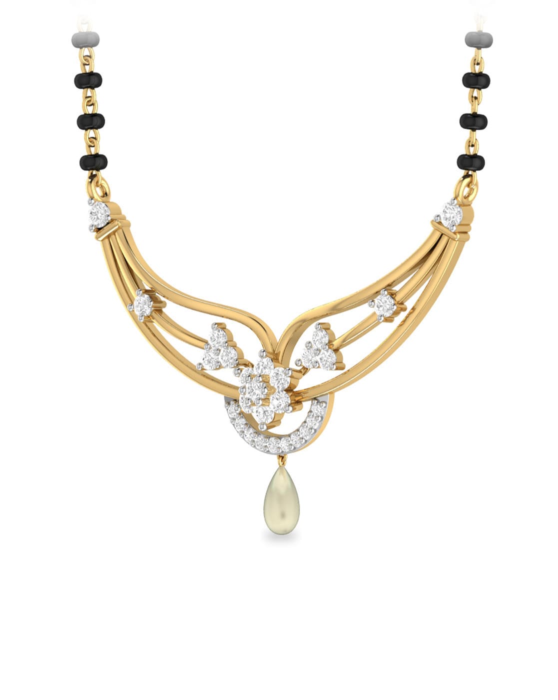 Gold mangalsutra price pc on sale jewellers