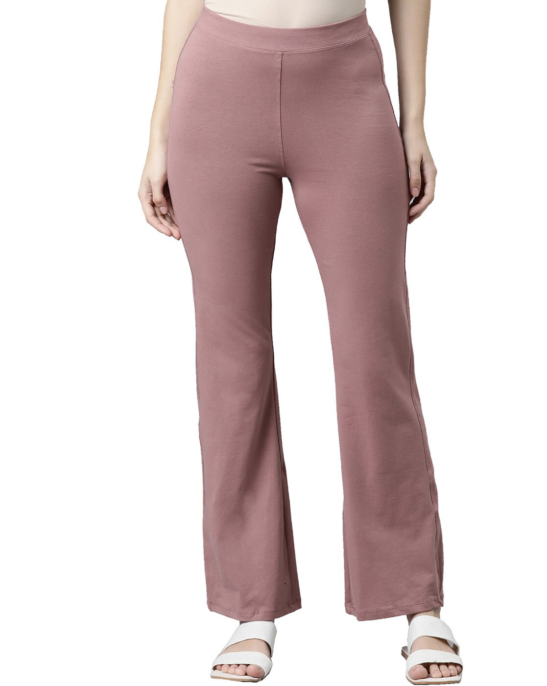 High-Rise Pants with Zip-Closure