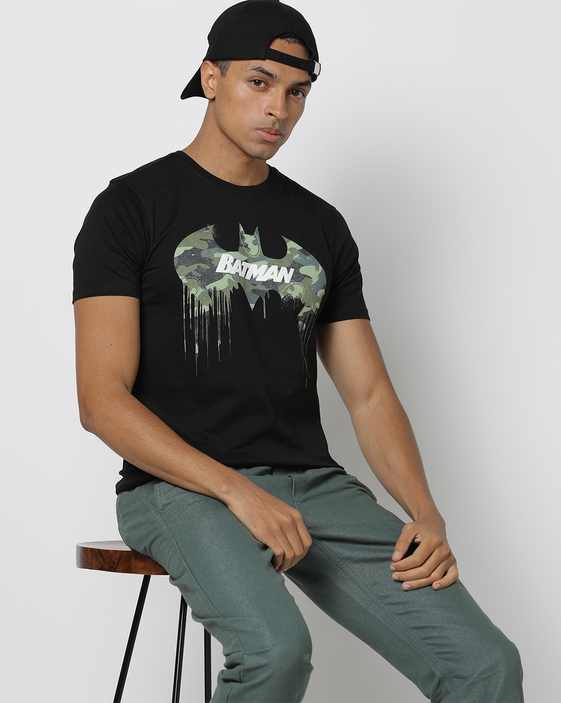 Buy Jet Black Tshirts for Men by DNMX Online Ajio