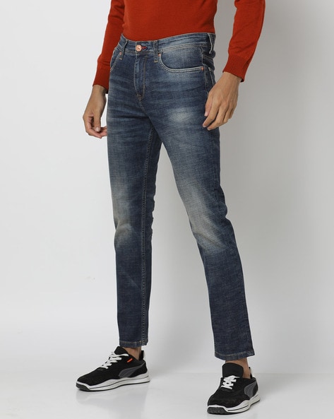 Buy Lee Cooper Men's Slim Fit Jeans (1000865798001_Indigo_28) at Amazon.in