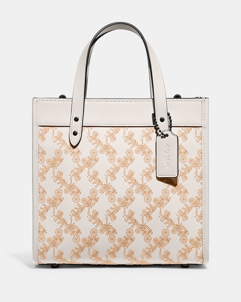 White LEATHER Louis Vuitton TOTE BAGS, Size: Medium