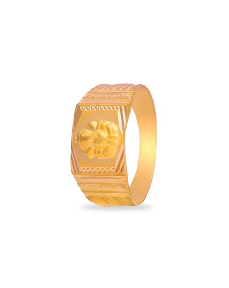 Modern Lord Ganesha Pendant in 22K Gold | Virani Jewelers