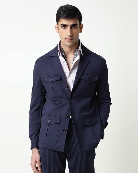 Rare Rabbit Double Lapel Blazer Rare Rabbit Light Gray Double