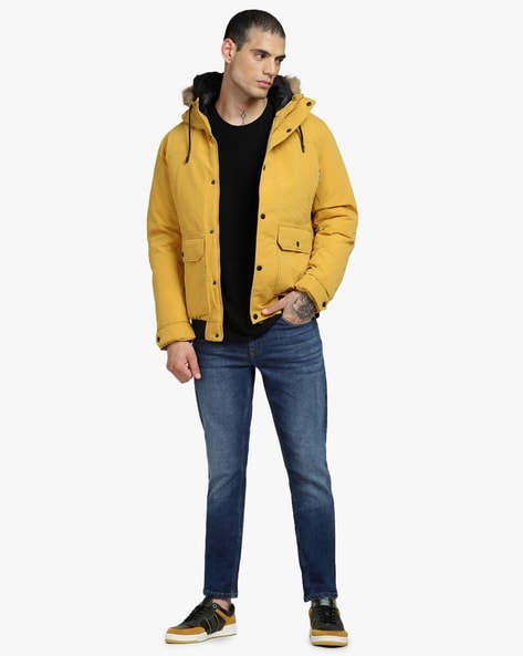 Buy Yellow Jackets & Coats for Men by Jack & Jones Online | Ajio.com