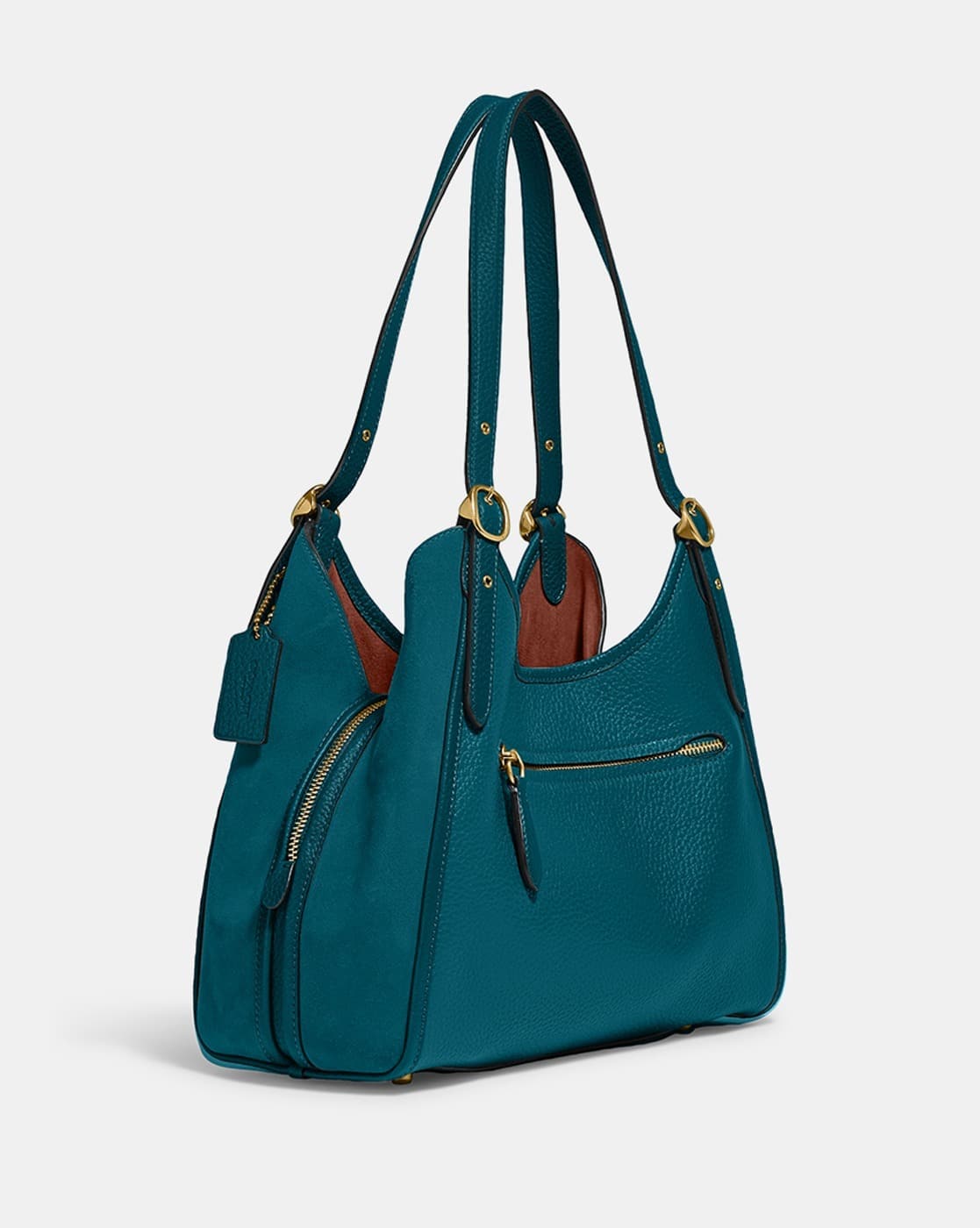 バッグ Coach Turquoise Blue Hobo Shoulder Bag Buy Coach Lori Medium Shoulder Bag | Turquoise Color Women | AJIO LUXE