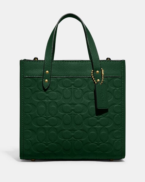 Coach 2025 green handbag