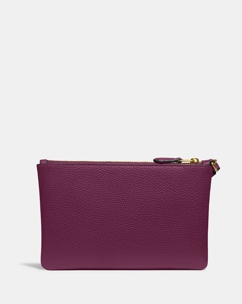 Purple wristlet hot sale