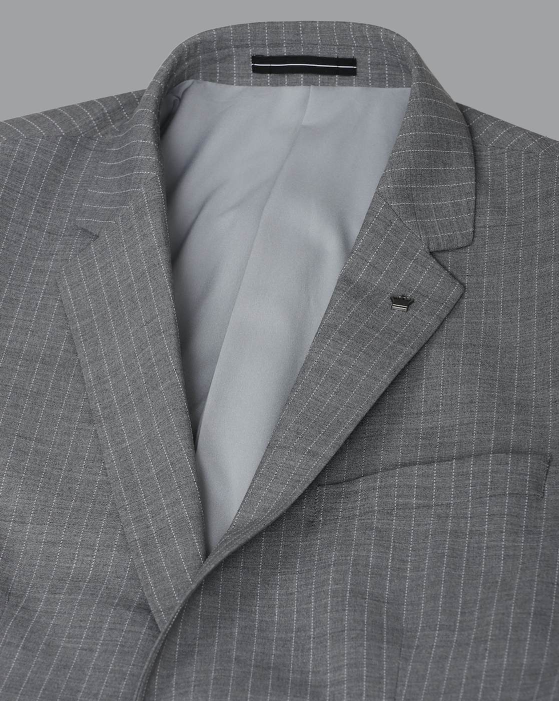 Louis Philippe Suits : Buy Louis Philippe Grey Two Piece Suit (Set of 2)  Online