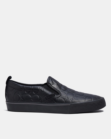 All black coach sneakers online