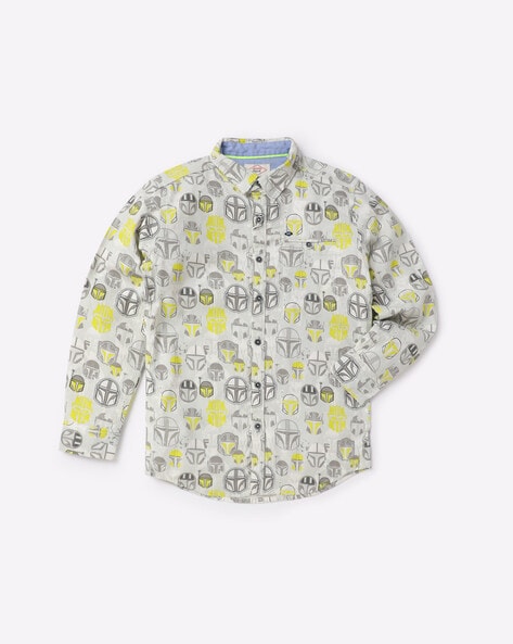 Lee Cooper Abstract Print Cotton Shirt