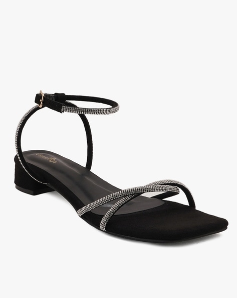 Dech Barrouci Black High Heels Ladies Sandal at Rs 1030/pair in Chandigarh  | ID: 21042411097