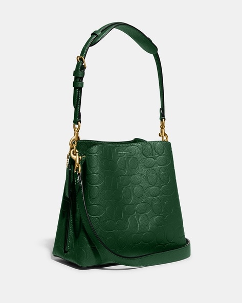 Coach Women's Bucket Bag (Bright Jade) : Amazon.in: Shoes & Handbags