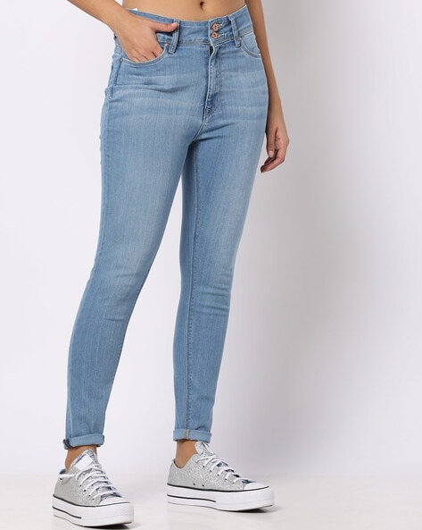 Buy Blue Jeans & Jeggings for Women by LEE COOPER Online | Ajio.com-saigonsouth.com.vn