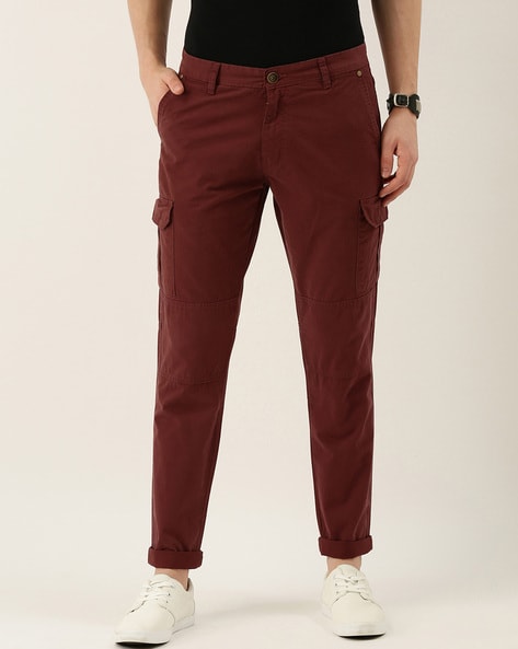 Flat-Font Slim Fit Cargo Pants