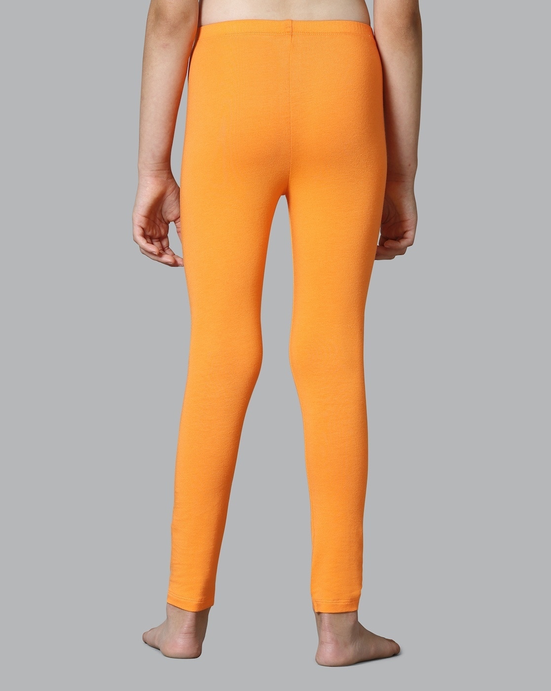 Girls on sale orange leggings