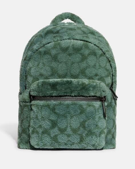 Coach green backpack best sale