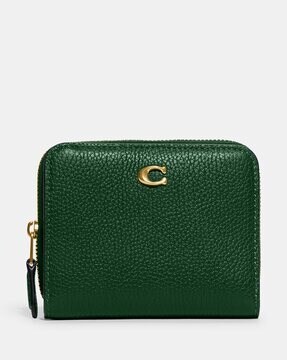 Shop COACH Monogram Jacquard & Leather Bi-Fold Wallet