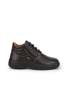 Panelled High-Top Lace-Up Shoes
