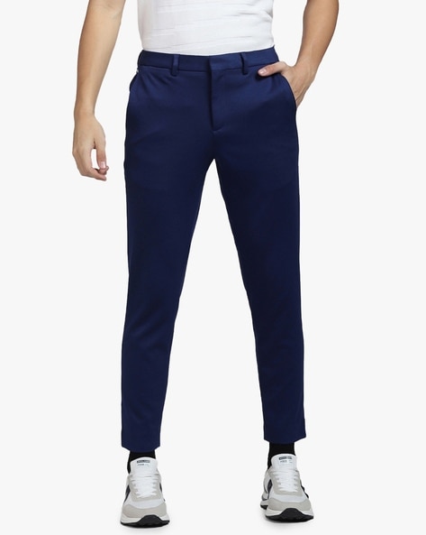 Buy Blue Trousers & Pants for Men by LOUIS PHILIPPE Online | Ajio.com