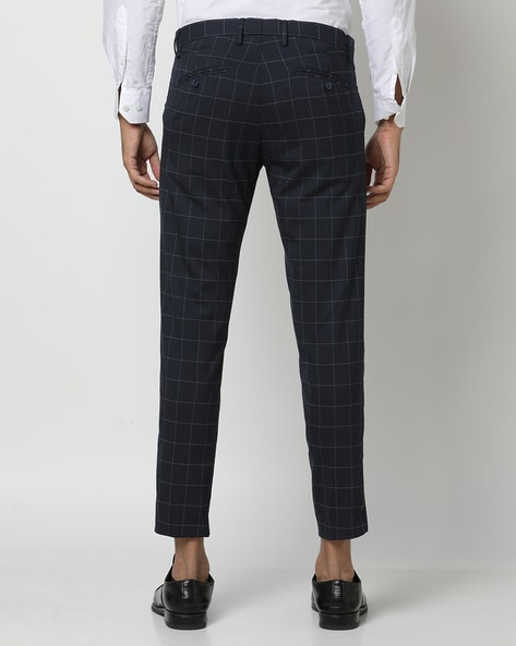 Skinny Fit Suit trousers  BeigeChecked  Men  HM IN