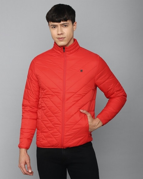 Buy Allen Solly Red Regular Fit High Neck Jacket for Men's Online @ Tata  CLiQ