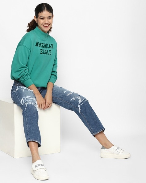 American eagle hot sale turtleneck sweatshirt