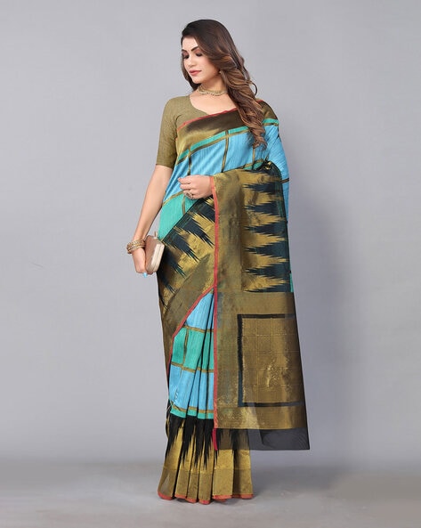 Checked Saree - Buy Elegant Checked Sarees Collection Online