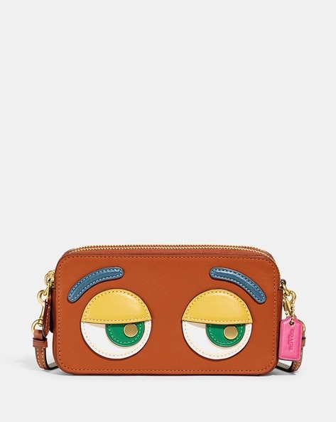 Buy Coach Kira Crossbody Bag with Dreamie | Orange Color Women | AJIO LUXE