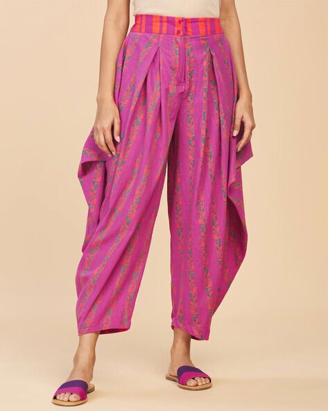 Floral Print Dhoti Pants Price in India