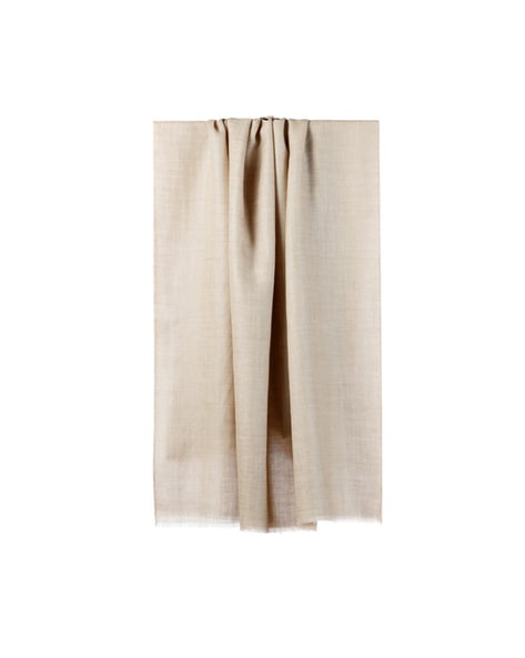 Light Weight Cashmere Stole with Frayed Hem Price in India