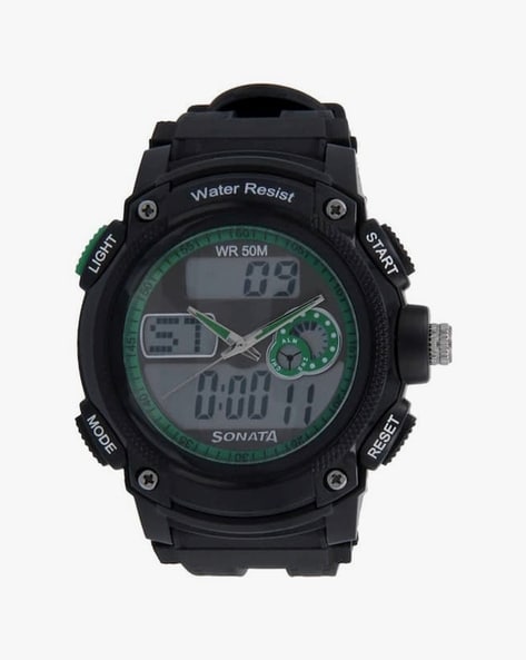 Sonata digital and online analog watches