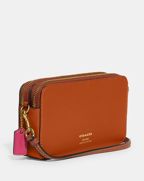 Buy Coach Kira Crossbody Bag with Dreamie | Orange Color Women | AJIO LUXE