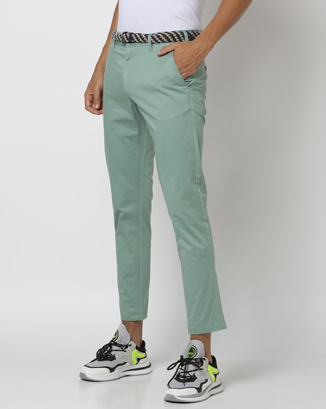 Buy Van Heusen Green Trousers Online  709521  Van Heusen