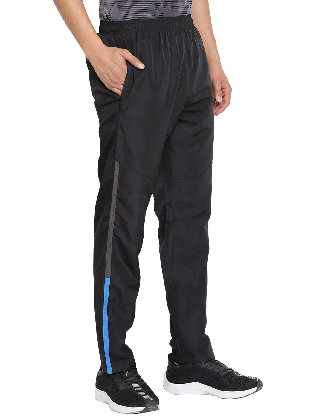 Thanks London Mens Nylon Track Pants Reflective Grey