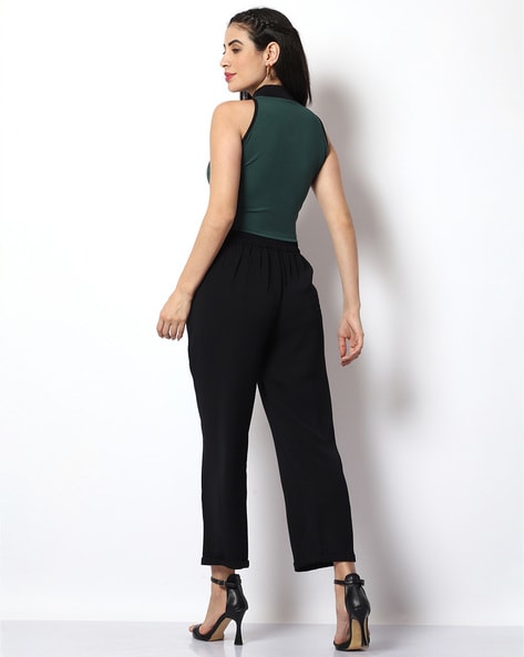 Fitted crop shop pants