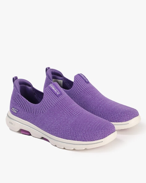 Skechers go walk 5 purple on sale