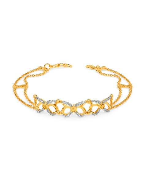 Buy Melorra 18k Gold Club Chained Bracelet for Women Online At Best Price @  Tata CLiQ