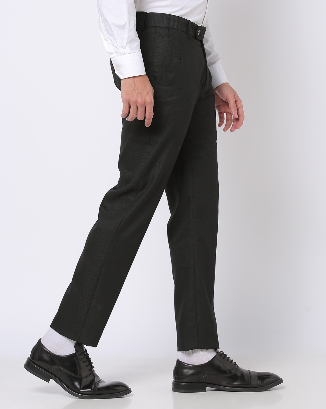 Buy John Players Grey Formal Trousers - Trousers for Men 1343067 | Myntra