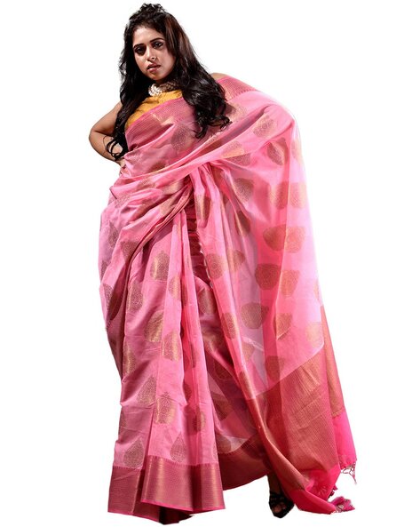 Buy Yellow Sarees for Women by Shruti S Online | Ajio.com