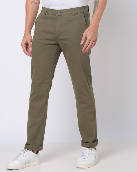 Buy Green Trousers & Pants for Men by Rare Rabbit Online | Ajio.com