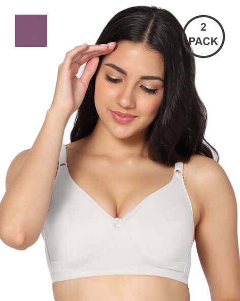 Lightly-Padded Side Closure Push-Up Bra